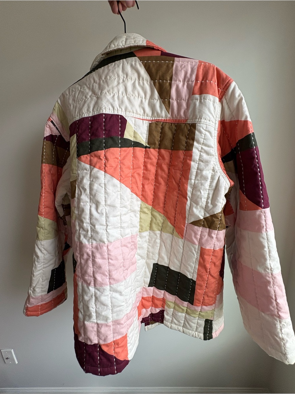Quilted Patchwork Jacket - Multicolor - Picture 3 of 3